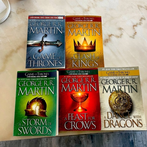 Game of thrones #1 New York Times Best seller books - Picture 1 of 7